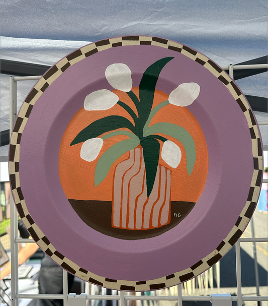 Tulips on Circle Frame