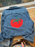 Painted Jacket: Tomato