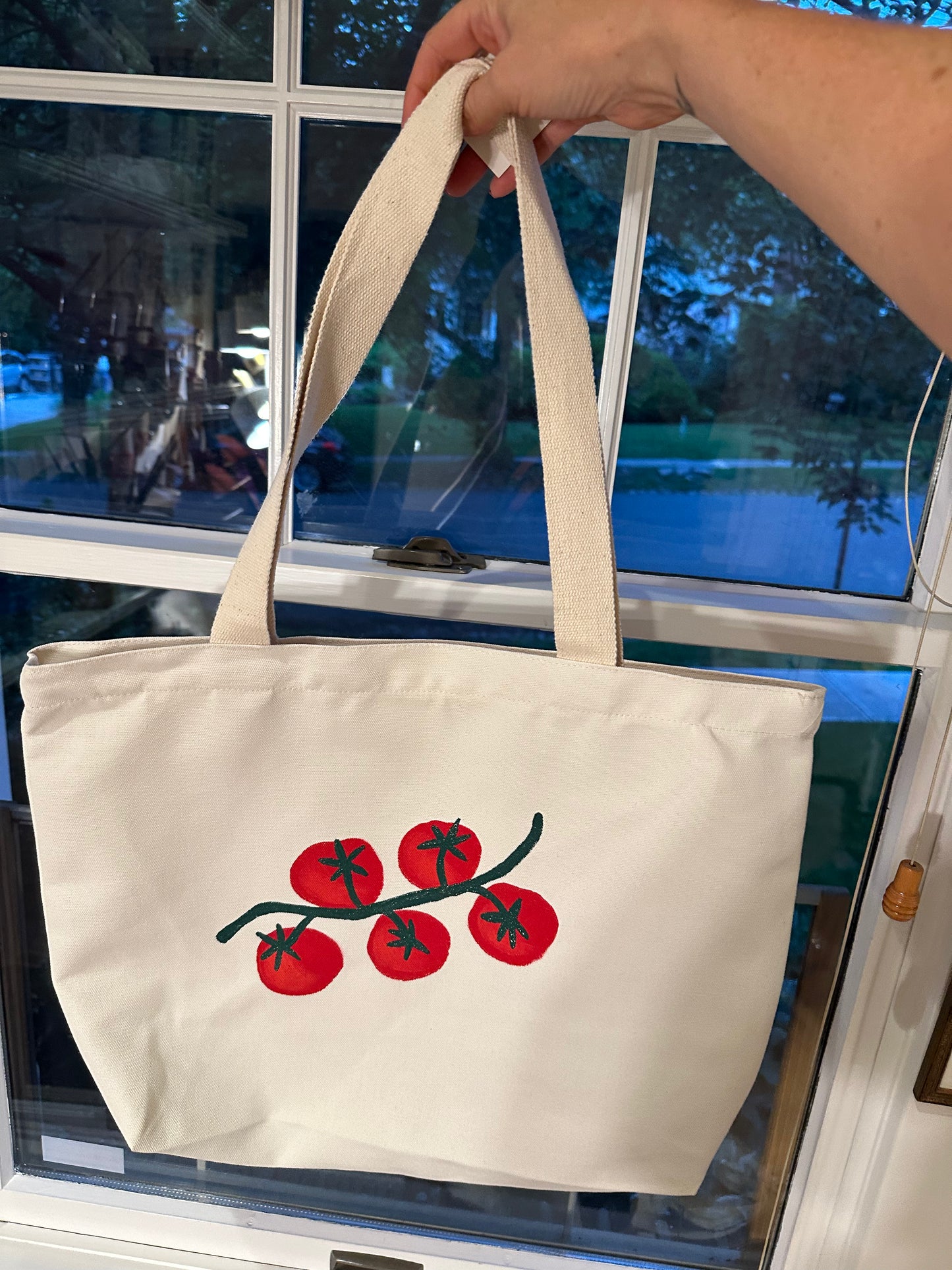 Painted Tote Bag