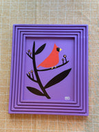 Cardinal on Purple