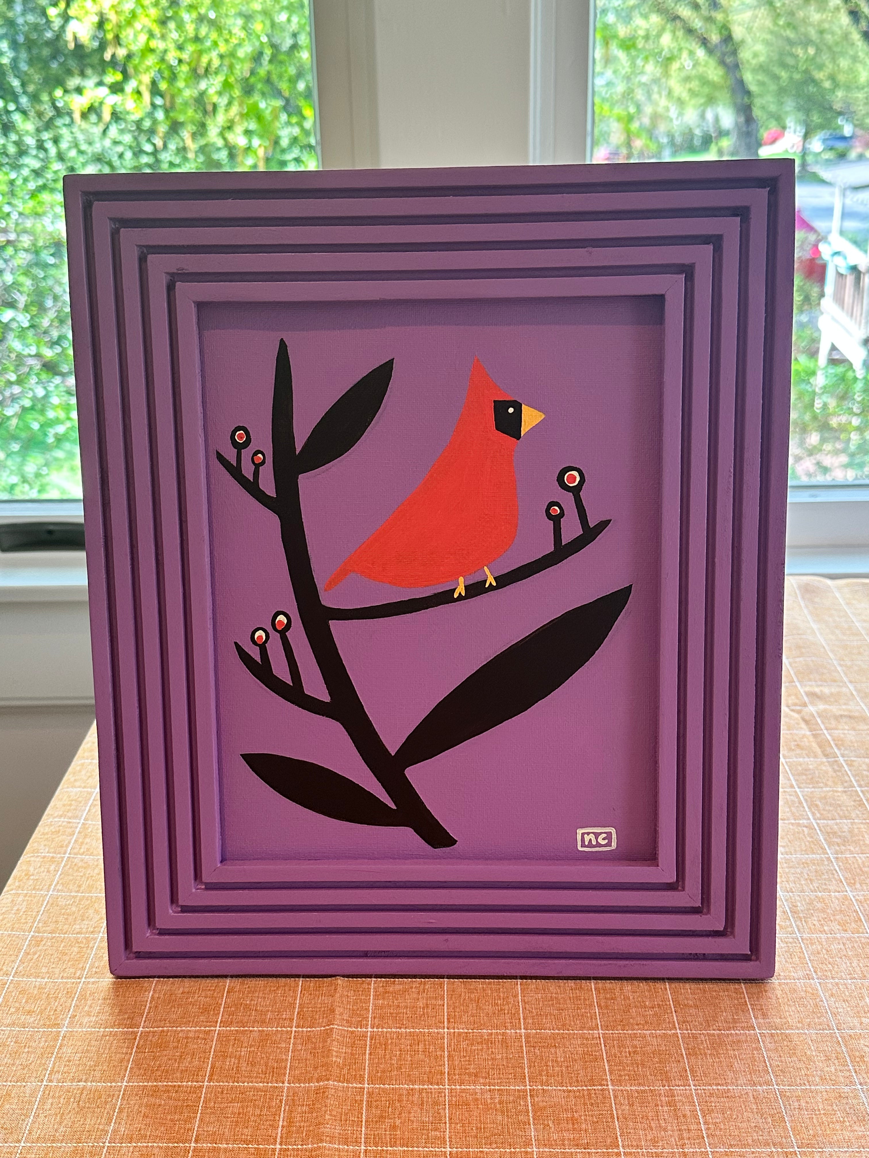 Cardinal on Purple