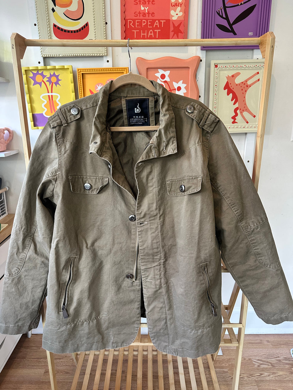 Painted Jacket: Pink Horse
