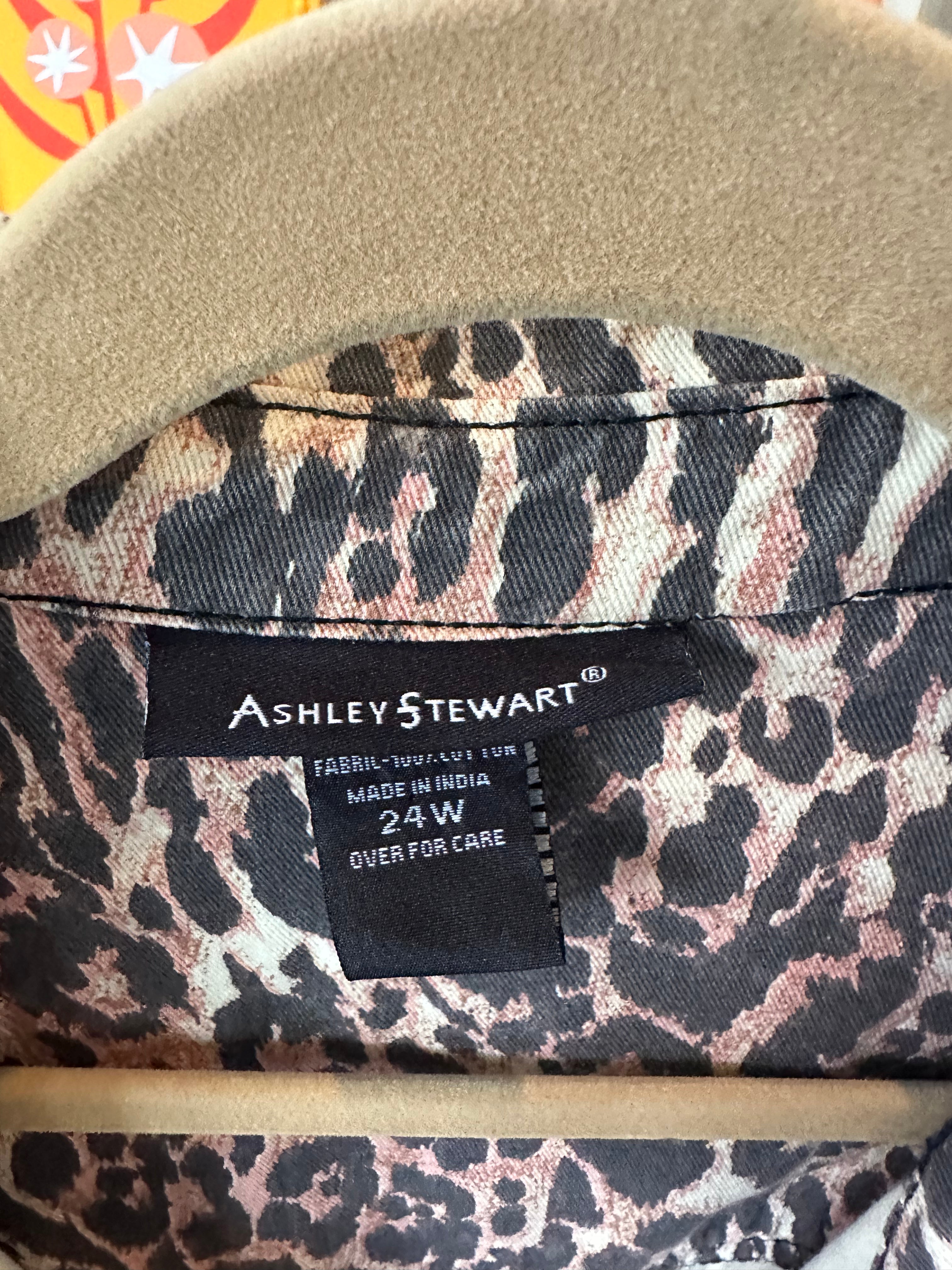 Painted Jacket: Leopard Color Wheel