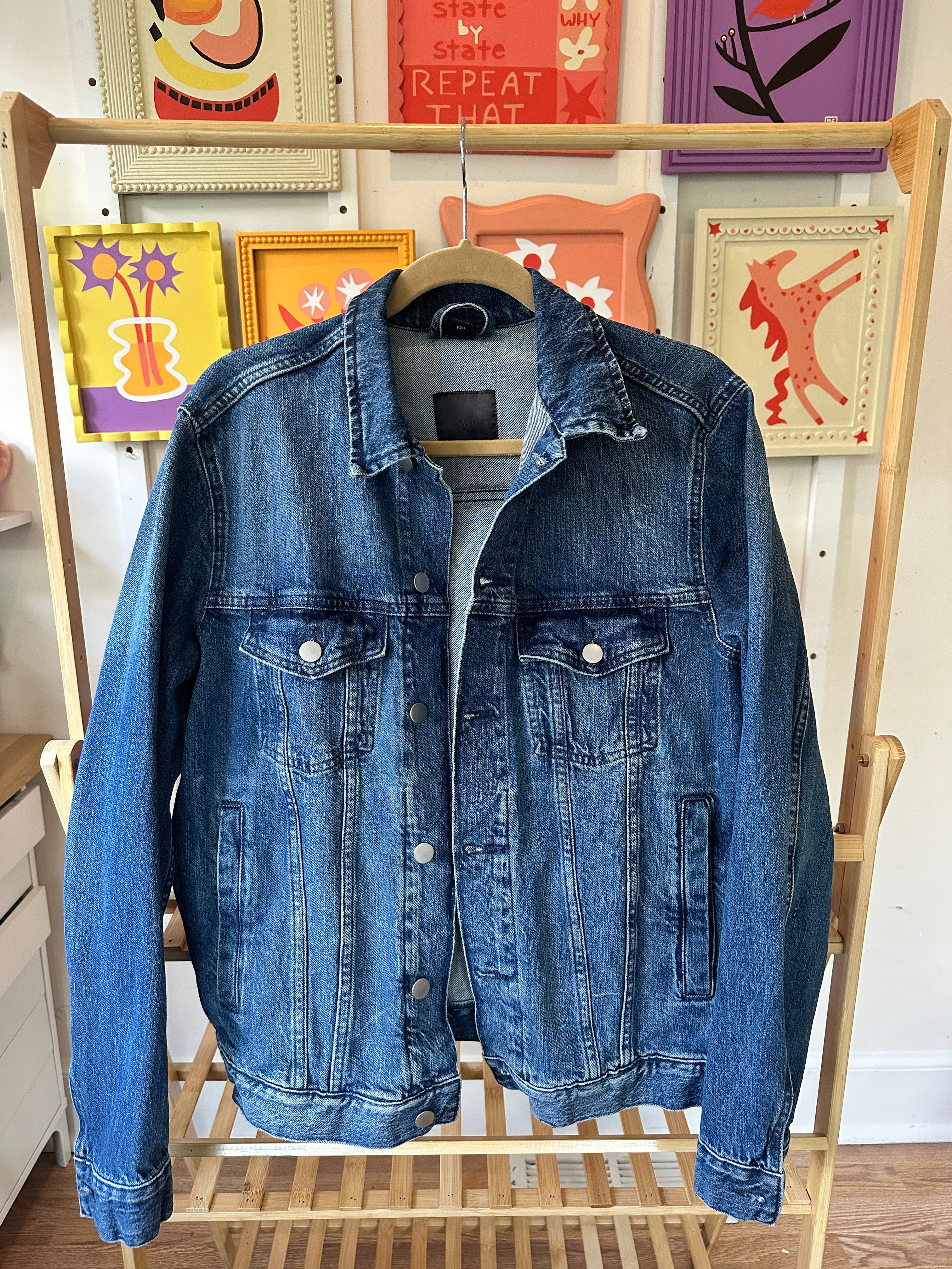 Painted Jacket: Neon Peace