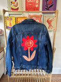 Painted Jacket: Neon Peace