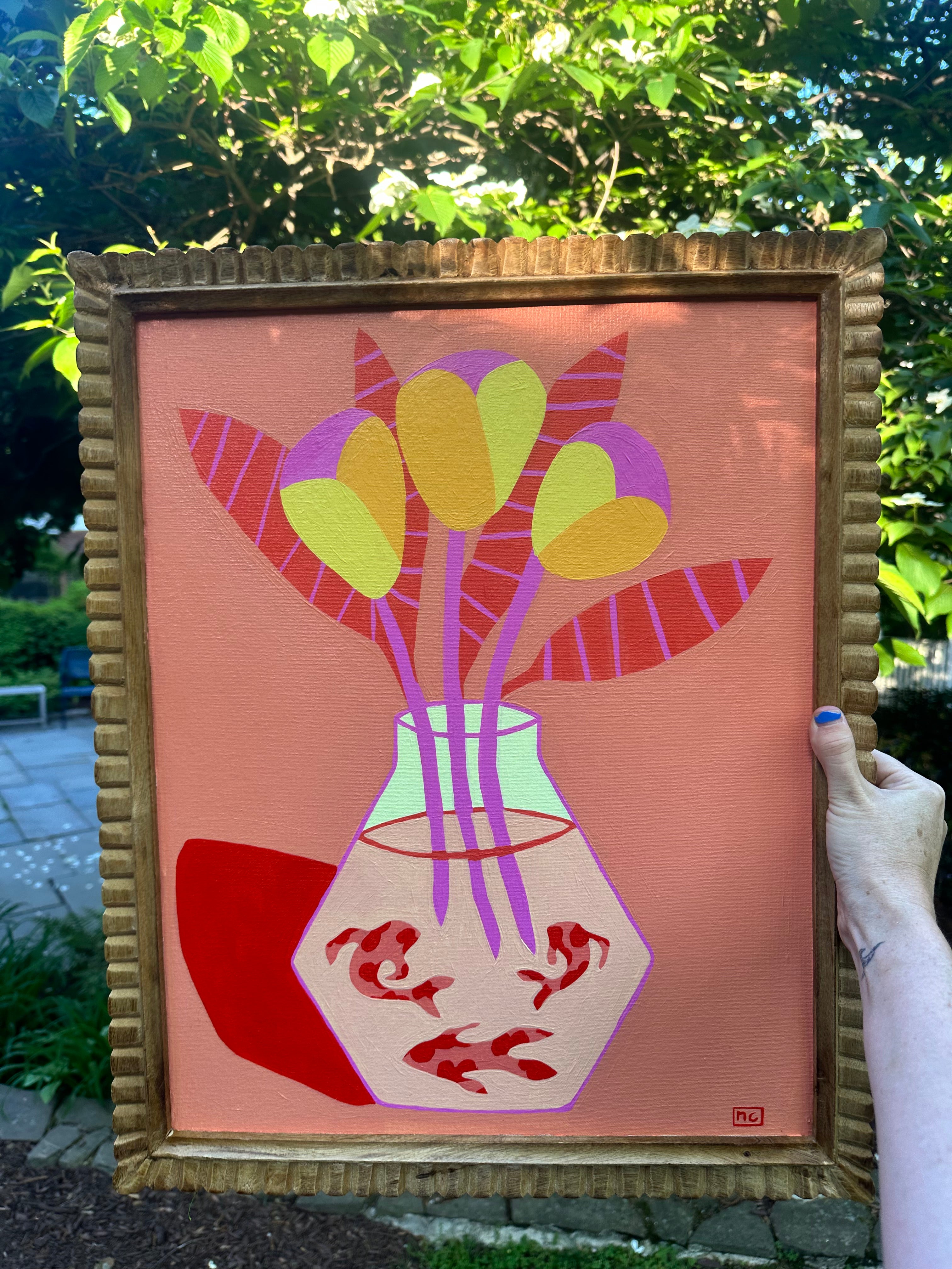 Fish, Flowers, Shadow