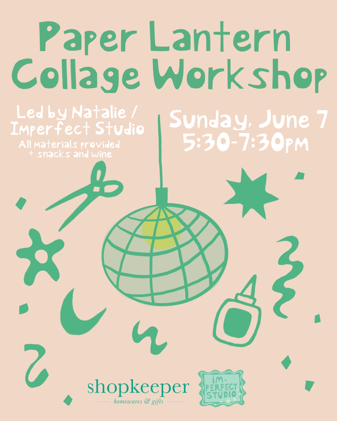 imPerfect Studio x Shopkeeper - Paper Lantern Collage Workshop